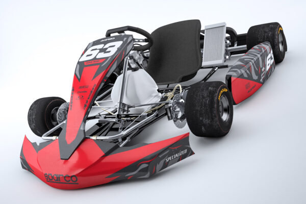 Kit déco karting Siberian Rouge