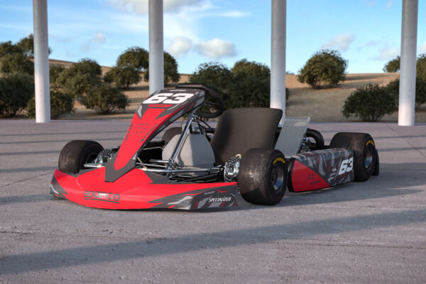 Kit déco karting Siberian Rouge Promo