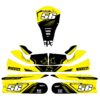 Kit déco karting Sleek Jaune 3