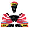 Kit déco karting Sleek Rouge 3