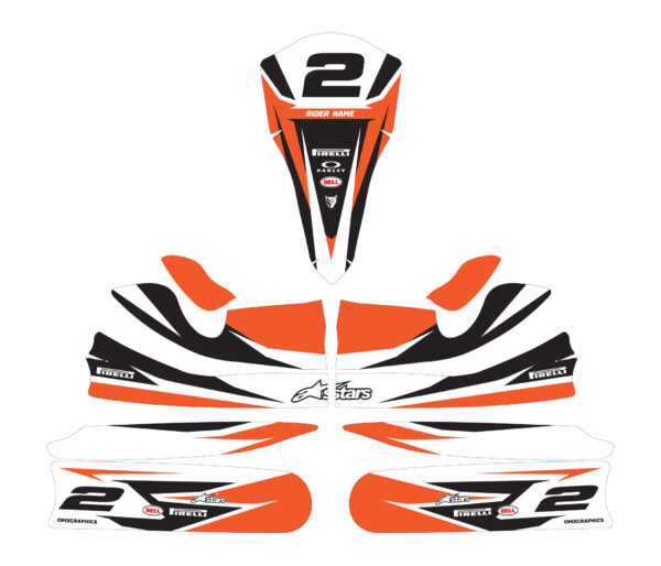 Kit déco karting Slick 3