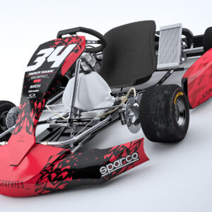 Kit déco karting Smash Rouge
