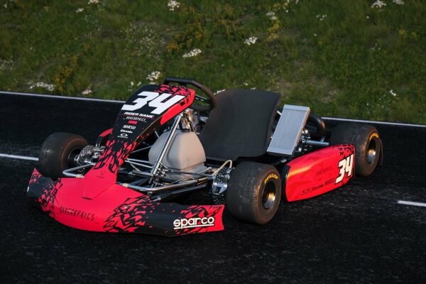 Kit déco karting Smash Rouge Promo