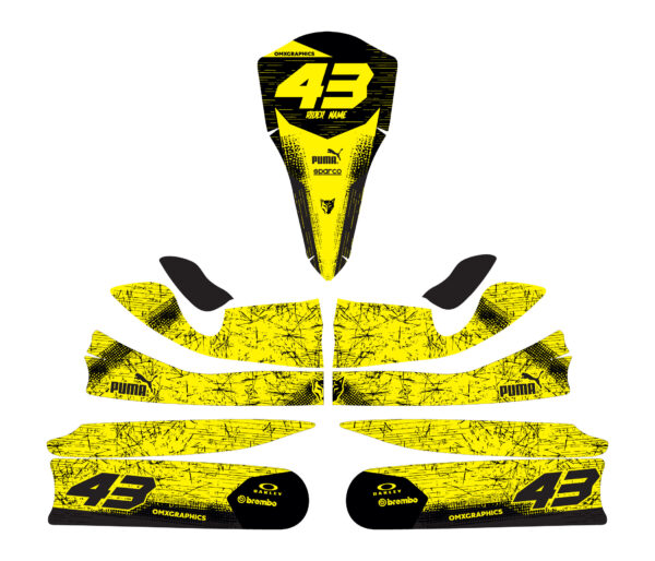 Kit déco karting Squad 3