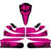 Kit déco karting Squad Pink 3