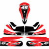 Kit déco karting Stealth Rouge 3