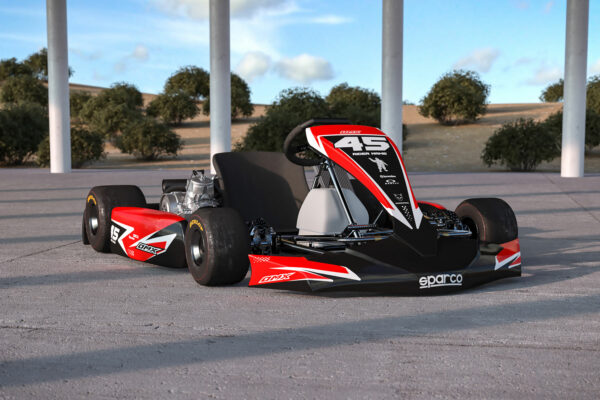 Kit déco karting Stealth Rouge Promo