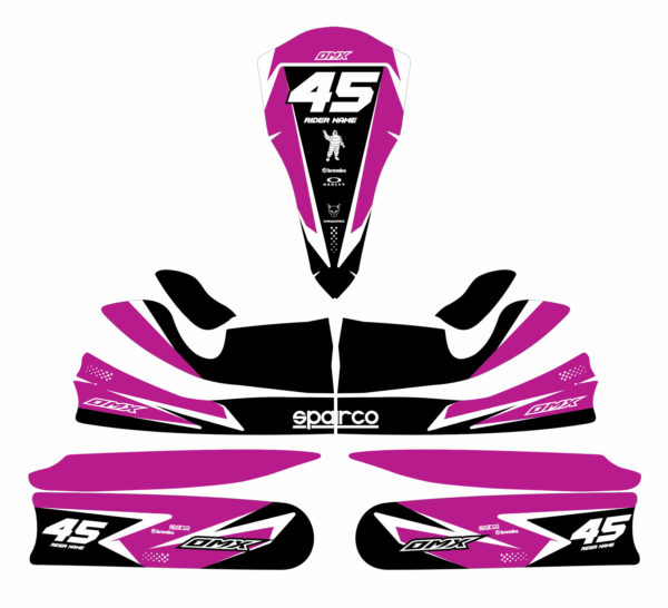 Kit déco karting Stealth Violet 3