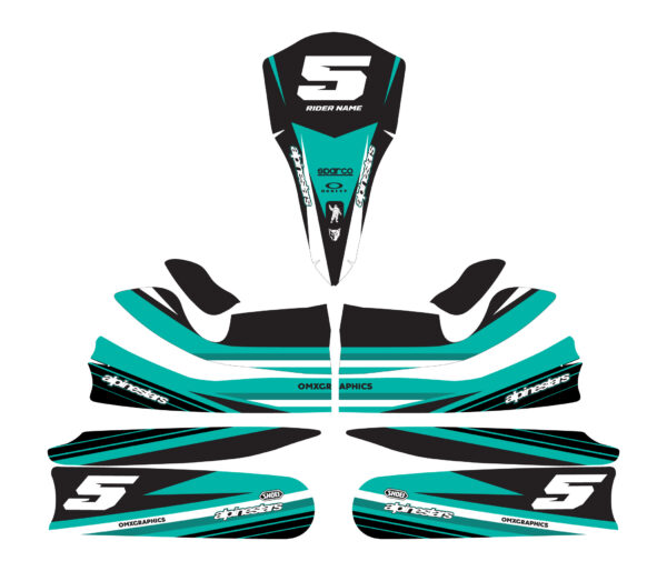Kit déco karting Strike 3