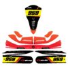 Kit déco karting Syndicate 3 Rouge