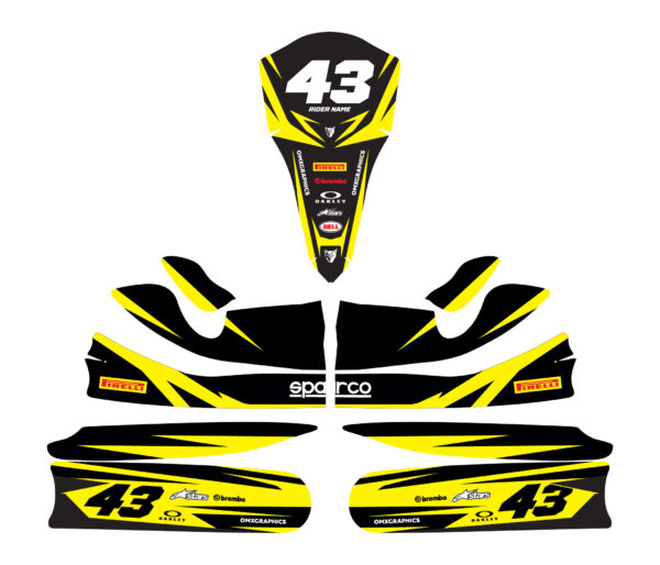 Kit déco karting Vandal 3