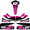 Kit déco karting Vendetta Rose 3