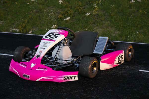 Kit déco karting Voltage Rose Promo