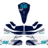 Kit déco karting Wild Bleu 3