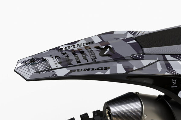 Kit déco motocross Beta - Army - Gris 3