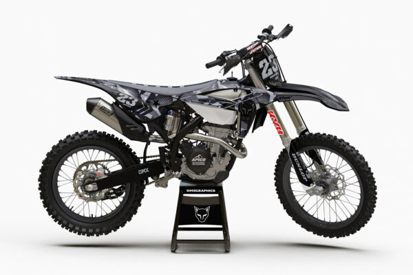 Kit déco motocross Beta - Army - Gris