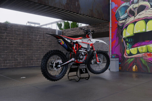 Kit déco motocross Beta - Competition - Blanc Promo