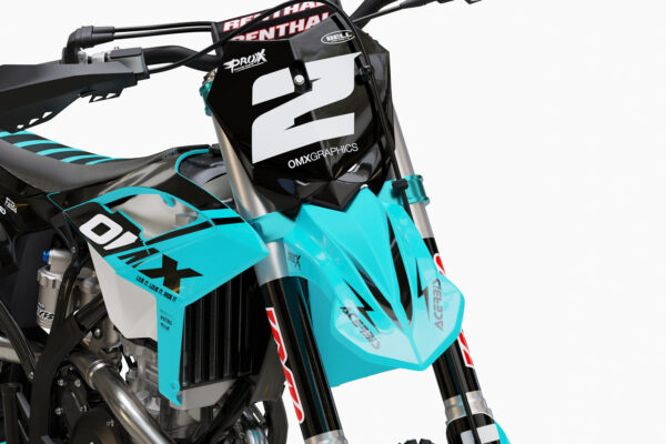 Kit déco motocross Beta - Corsa - Bleu 2