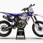 Kit déco motocross Beta - Enigma - Bleu