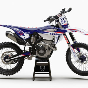 Kit déco motocross Beta - Enigma - Bleu