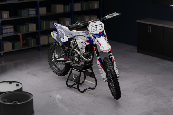 Kit déco motocross Beta - Enigma - Bleu Promo