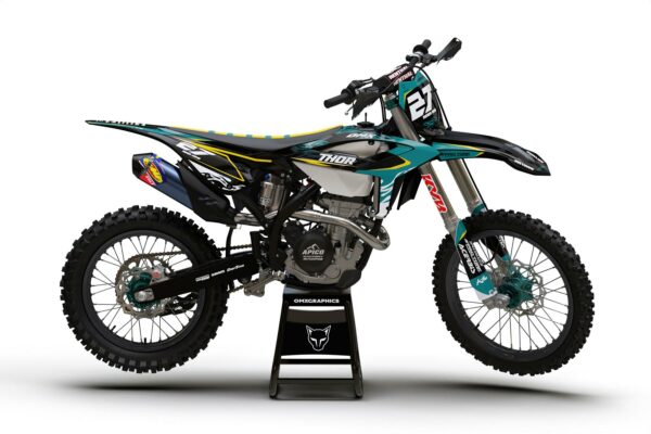 Kit déco motocross Beta - Fury - Teal