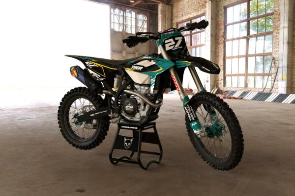 Kit déco motocross Beta - Fury - Teal Promo