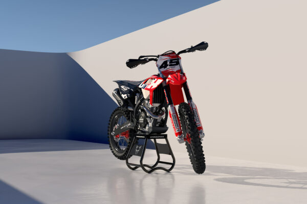 Kit déco motocross Beta - Local - Rouge Promo