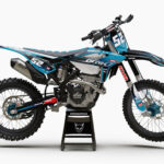 Kit déco motocross Beta - Ominous - Bleu