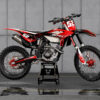 Kit déco motocross Beta - Ominous - Rouge Promo