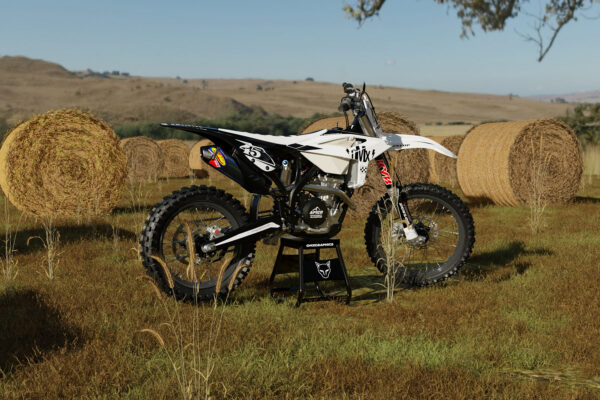 Kit déco motocross Beta - Race - Blanc Promo