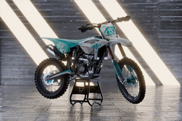 Kit déco motocross Beta - Race - Bleu Promo