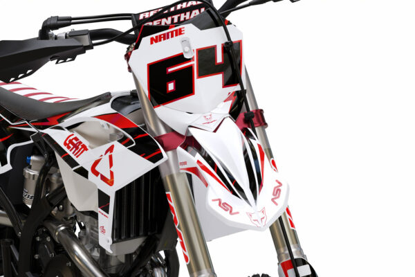 Kit déco motocross Beta - Rhyme - Blanc 2