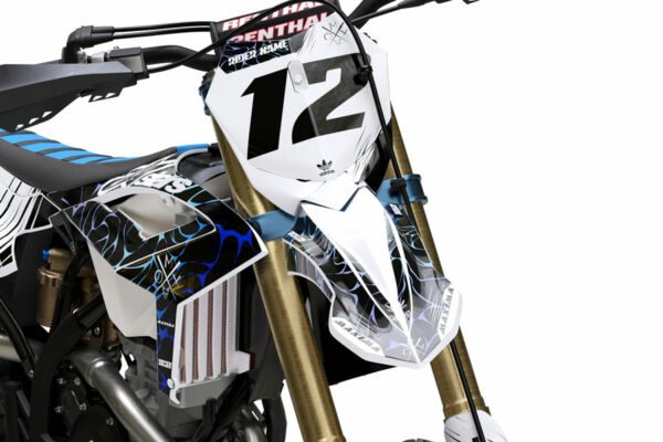 Kit déco motocross Beta - Rival - Bleu 2