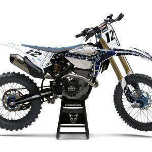 Kit déco motocross Beta - Rival - Bleu