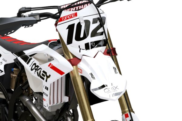 Kit déco motocross Beta - Split - Blanc Rouge 3