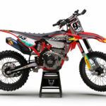 Kit déco motocross Beta - Team - Gris