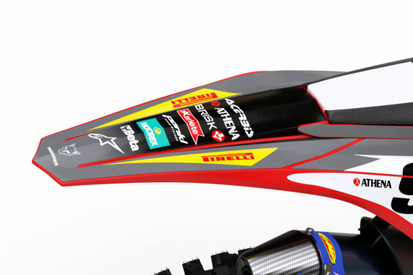 Kit déco motocross Beta - Team - Gris 3