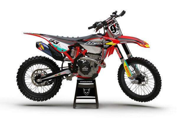 Kit déco motocross Beta - Team - Gris