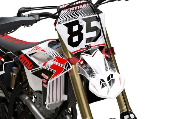 Kit déco motocross Beta - Voltage - Blanc 2