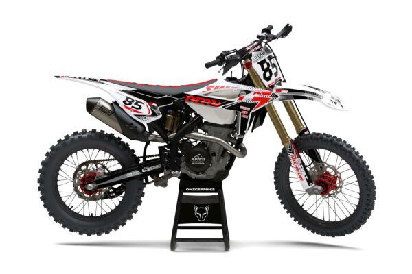 Kit déco motocross Beta - Voltage - Blanc