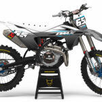 Kit déco motocross GasGas - Amaze - Bleu