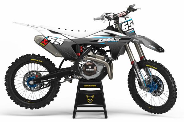 Kit déco motocross GasGas - Amaze - Bleu