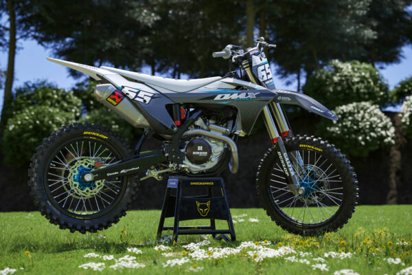 Kit déco motocross GasGas - Amaze - Bleu Promo