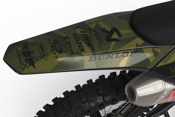 Kit déco motocross GasGas - Army - Camo 3