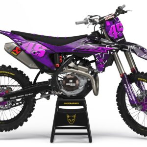 Kit déco motocross GasGas - Battalion - Violet