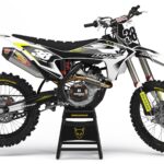 Kit déco motocross GasGas - Blast - Blanc