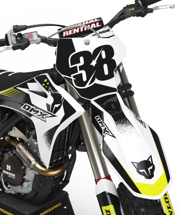 Kit déco motocross GasGas - Blast - Blanc 2