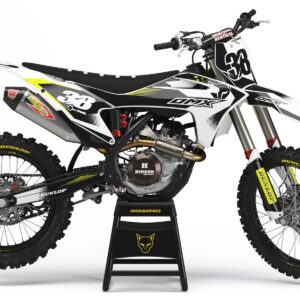 Kit déco motocross GasGas - Blast - Blanc