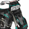 Kit déco motocross GasGas - Carbon 2